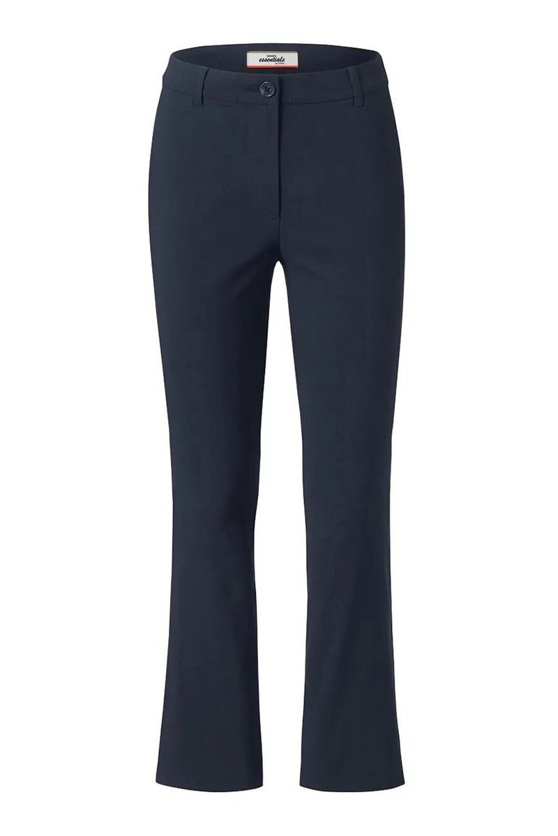 Tchibo Women Plain Dress Pants, Navy Blue - Image 2
